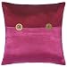 Decorative Handmade Fuchsia Mulberry Thai Silk Cushion Cover / Pillow Sham