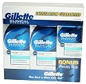 Gillette Clinical Strength Antiperspirant 1.7 oz Advanced Solid (2-Pack) + Travel Size 0.5 oz Solid - All Day Fresh