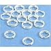 15 Split Rings Sterling Silver Charm Parts 6mm