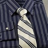 Trim Fit Raised Rope Stripe Dress Shirt
