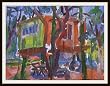 Treehouse, Original Oil Painting on Canvas By Carmel Artist Janet Ament de la Roche - Unframed Artwork