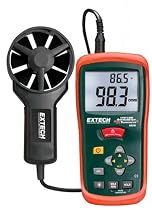 Extech ANEMOMETER, CFM/CMM W/BUILT-IN IR THERM F Product ID: AN200