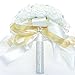 Favebridal Real Touch Flower Silk Rose Bridal Wedding Bouquet WF012CR