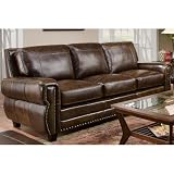 Soflex Furniture 27059-Sofa Branson Sofa, Brown