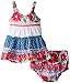 Sweet Heart Rose Baby Girls' Sleeveless Multi Print Sundress