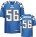 Shawne Merriman Jersey: Reebok Authentic Powder Blue #56 San Diego Chargers Jersey