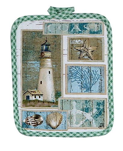 Coastal Lighthouse Kitchen Potholder
