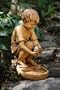 Boy with Turtle Garden Statue Birdbath