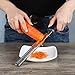 Stainless Steel Lemon Squeezer & Hand Juicer - Premium Cheese Zester & Garlic Grater - FREE Apple Peeler and Cleaning Brush - Best Kitchen Gadgets Set for Gifts - Silver