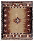Southwest Western Mid Size Deluxe Tapestry Throw Blanket
