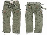 Cargohose Premium Vintage, oliv (deutsche Größen)