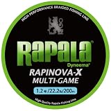 Rapala(ラパラ) ラピノヴァX マルチゲーム 1.2号 22.2lb 200m ライムグリーン RLX200M