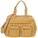 OiOi Mustard Faux Buffalo Carry All