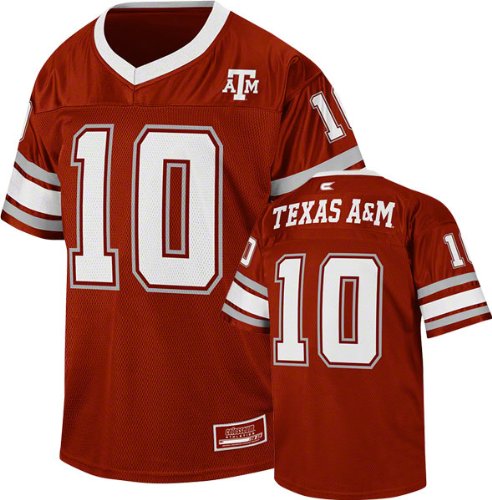 Texas A&M Aggies Youth Maroon Stadium Football Jersey