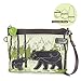 Chala Safari Animal Canvas Crossbody Cell Phone Purse with Adjustable Strap (Bear )