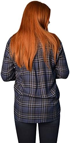 Elliot Lauren Blue Plaid Button Down Shirt (8, Blue)