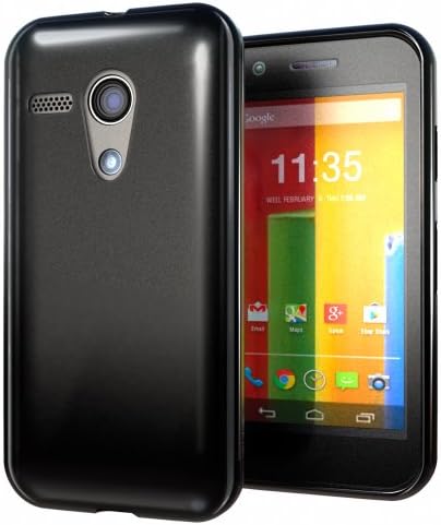 Hyperion Motorola Google Moto G Phone Flexible Matte TPU Case (Compatible with All Moto G Models) **Hyperion Retail Packaging** [2 Year Warranty] (MATTE, BLACK)