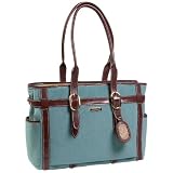 Coakley Signature Suede Everyday Tote - Chestnut