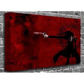 Hellsing (2) Animated Comic Canvas Art Canvas Print Picture print Size: (32" x 20")