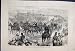 1879 Evacuation Zululand Artillery Horses Old Print