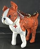 Fuzzy Couture Orange Snakeskin Bulldog Handbag Purse