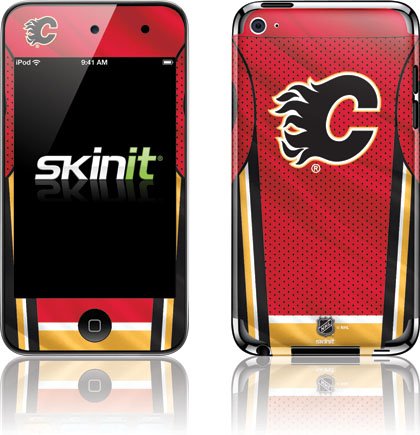 Skinit Calgary Flames Home Jersey Vinyl Skin for iPod Touch (4th Gen)