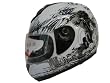 White Hornet Full Face Motorcycle Street Sport Bike Helmet DOT (XXLarge)