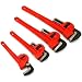 4Pc Adjustable Pipe Wrench Set Plumbing Repair Tools