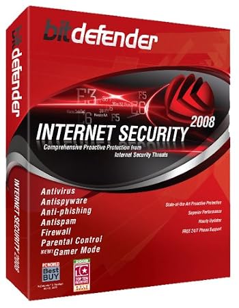 BitDefender Internet Security 2008 - 2 Years/3 Pc's