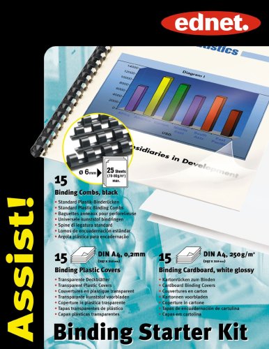 Cover image : ednet 25 A4 BINDING SET STARTER KIT 12mm (MJ 2007)