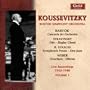 Koussevitzky Conducts Bart�k, Stravinsky, Strauss and Weber
