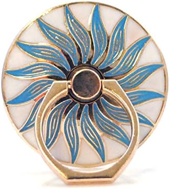 Phone Stand, Luxury StarFish Shape Universal Phone Stand ,Multi-Angle Portable Stand, 360 Rotation 3D Aluminium Alloy Ring Grip/Phone Holder for iPhone,Samsung, All Cell Phones (Light Pink) (Blue)