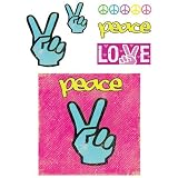 Deco Vinyl TECH-8710H Techno Tat, Peace Sign