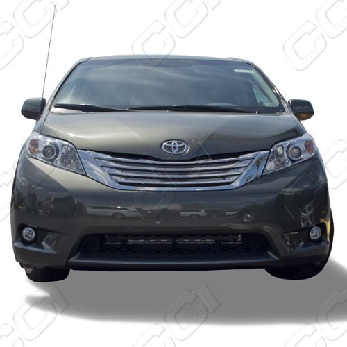 2011-2014 Toyota Sienna Chrome Grille Grill Insert Overlay Trim