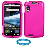 Hot Pink Durable Two Piece Protective Rubberized Crystal Hard Case Cover fo ....