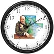 Theodore Roosevelt (Teddy) - 26th President Wall Clock by WatchBuddy Timepieces (Slate Blue Frame)