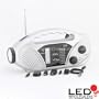 Survival Solar or Crank AM FM SW Radio LED Emergency Flashlight,3104