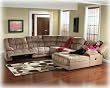 Duraplush Mocha Sectional By Ashley Furniture With Silver Shipping