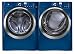 Electrolux IQ Touch Blue 4.05 Cu Ft (DOE) Steam Front Load Washer and Steam GAS 8.0 Cu Ft Dryer EIFLS55IMB_EIMGD55IMB