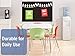 Quartet Bulletin Board, Fabric, 3' x 2', Frameless, High-Density Fiberboard, Oval Office, Black (7683BK)