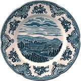 Johnson Brothers - Old Britain Castles - Blue, Set of 6 Plates 25cm