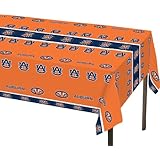 Creative Converting Auburn Tigers Plastic Banquet Table Cover
