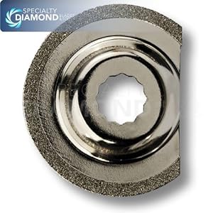 Versa-Tool SB3O Electroplated Diamond Semi-Round Cutting and Grinding Blade For Rockwell Sonicrafter