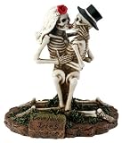 Love Never Dies Collectible Figurine Skeleton Skull Statue Sculpture
