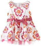 Little Lass Baby-Girls Newborn 1 Piece Woven Dress With Ruffles