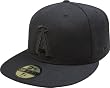 Anaheim Angels Black on Black 59FIFTY Fitted Cap