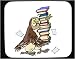 Mauspad mit Dekoration - B�cher, Bibliothekar, Eule, Studium