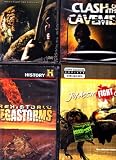 The History Channel Mega Dinosaur Collection : Jurassic Fight Club Complete Season One Box Set , Prehistoric Megastorms Box Set , Clash Of The Cavemen , Journey To 10,000 BC : 8 Discs Box Set Over 17 Hours