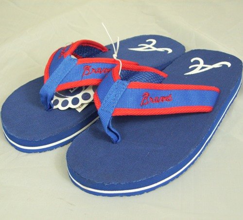 Atlanta Braves MLB Contoured Flip Flop Sandals