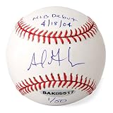 Adrian Gonzalez Autographed Baseball with MLB Debut - 4/18/04 Inscription